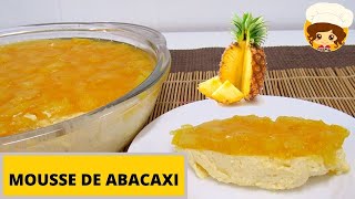 MOUSSE DE ABACAXI SUPER FÁCIL  MIL DELICIAS NA COZINHA [upl. by Lednek]