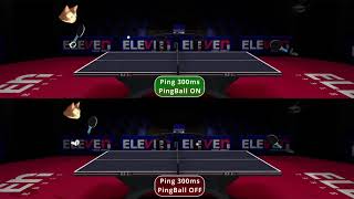 Eleven Table Tennis PingBall  The best tool against latency [upl. by Lonny]