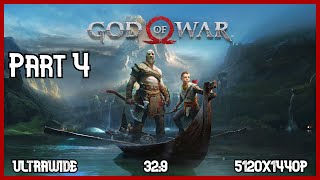 Exploring Lake of Nine amp Veithurgard  God of War 2018 Part 4 Ultrawide Playthrough Unedited 329 [upl. by Desiri]