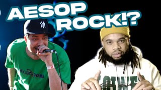 The Science of AESOP ROCK Galloping Rap Flow [upl. by Hillhouse209]