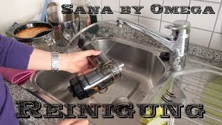 Reinigung Entsafter  Sana by Omega  einfach amp schnell [upl. by Nnarual]