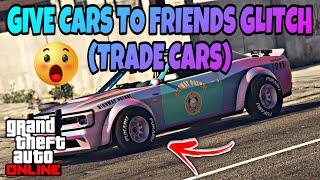 UPDATED GIVE CARS TO FRIENDS GLITCH  GTA 5 ONLINE  AFTER PATCH FACILITY METHOD 168 [upl. by Neelahtak498]