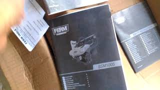 Scroll saw ferm ssm1005 unboxing [upl. by Nitz]