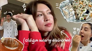 sarılamayan sushiler ve vegan yemekler  vlog [upl. by Ahseer]