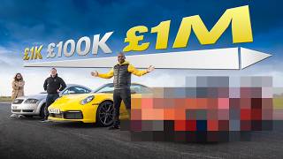 £1000 vs £100000 vs £1000000 Sports Car Which Is Best  4K [upl. by Yecak]