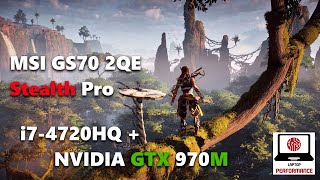 Horizon Zero Dawn  GTX 970M  i7 4720HQ ALL Settings  1080p  FSR [upl. by Akcimat]