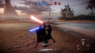 Dooku Vs Anakin  Star Wars Battlefront 2 [upl. by Goodkin]