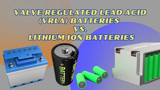 Valve Regulated Lead Acid VRLA Batteries vs Lithium Ion Batteries  gulzarabutt [upl. by Desai]