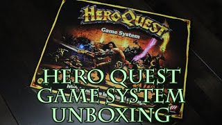 Hero Quest Game System Unboxing [upl. by Sabina]