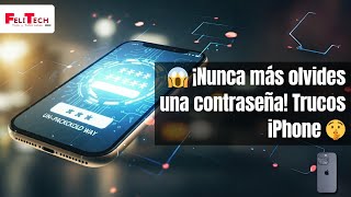 😱 ¡Nunca más olvides una contraseña Trucos iPhone 🤫 [upl. by Weaks]