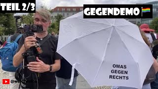 Querdenker Gegendemo 23 Berlin 3824 Antifa [upl. by Tabbi]