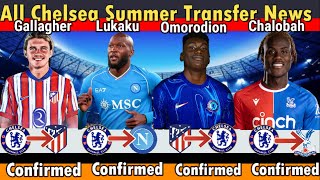 See 14 CHELSEA Confirmed Latest Summer TRANSFER News amp Rumors Transfer Targets 2024 With GALLAGHER [upl. by Ailecnarf]