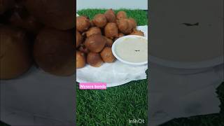 Mysore Bonda 🧆with palli chutneysoft ampspongy break fast foodshorts [upl. by Eiram]