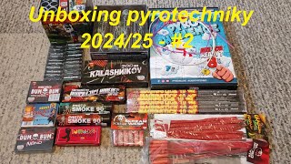 UNBOXING PYROTECHNIKY pro rok 202425  2  Pyrostav [upl. by Jessalin]