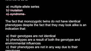 Monozygotic twins  what cause phenotype difference [upl. by Elrak]