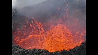 Piton de la Fournaise eruption du 1819 février [upl. by Kwan]