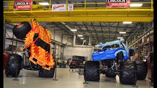 A Visit to Monster Jam Headquarters [upl. by Trinidad33]