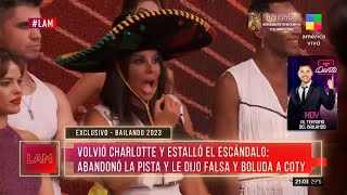 💥 Charlotte Caniggia insultó lloró y se fue de la pista [upl. by Kimberlyn614]