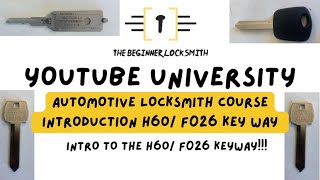 Introduction to the H60FO26 Keyway [upl. by Burnight578]