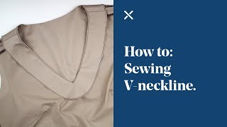 How To Sewing a VNeckline Facing [upl. by Jay]