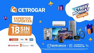 Cybermonday en Cetrogar del 0411 al 0611 aprovechá las mejores ofertas con tu tarjeta preferida [upl. by Ynots]