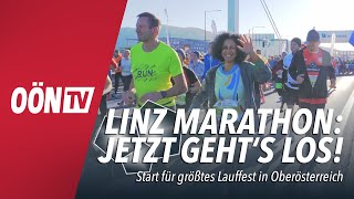 Oberbank Linz Donau Marathon Start in ein fulminantes MarathonWochenende [upl. by Swithbart121]