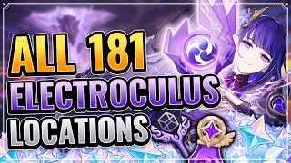 ALL 181 Electroculus Locations Part 2 TIMESTAMPS  DETAILED GUIDE Genshin Impact Watatsumi Seirai [upl. by Ahsha]