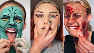 1 HOUR Removal of Special Effects SFX Makeup vs No Makeup  Valeriya Eros vs Sydney Morgan [upl. by Elsinore]