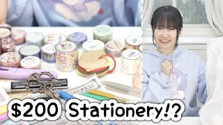 200 Japanese Stationery Haul [upl. by Erej]