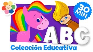 Regreso a Clases  Aprendizaje de las formas colores y abecedario para Niños  BabyFirst [upl. by Milstone]