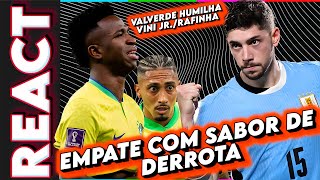 MELHORES MOMENTOS  Brasil x Uruguai  Valverde monstro  Vini jr e Rafinha peidaram na farofa [upl. by Moss]