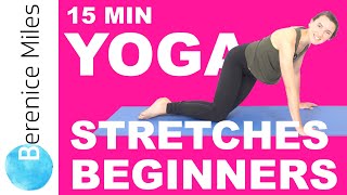 Very Easy and Slow YOGA STRETCHES 15 Minute Relaxing Yoga for Complete Beginners [upl. by Wadell]