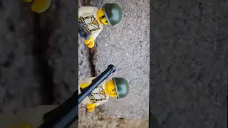 Patterson fire a warning shot lego shorts fyp battle [upl. by Anilra]