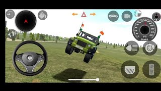 Dollar Song Modified Mahindra Green Thar💚😈 Fog Village Off Roading  Gameplay Android Part17 [upl. by Nylhtac408]