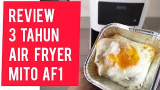 REVIEW AIR FRYER MITO AF1  AIR FRYER VIRAL LOW WATT  AIR FRYER MITO BAGUS MURAH  AIRFRYER DIGITAL [upl. by Adiarf]