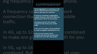 How to explain Carrier Aggregation in 1 minute [upl. by Oram]