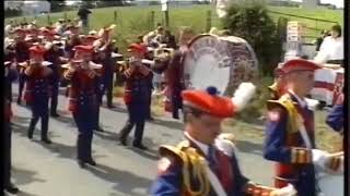 Broxburn loyalist flute band  Keady 12th 1989 [upl. by Gatian]