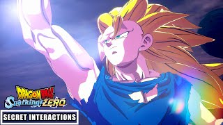 NEW Super Saiyan 3 Goku SPECIAL QUOTES amp HIDDEN INTERACTIONS DRAGON BALL Sparking Zero [upl. by Yelsek]