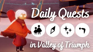 Relive Spirit Memory from Valley of Triumph Sparkler Emote  Sky Children of the Light [upl. by Monica]