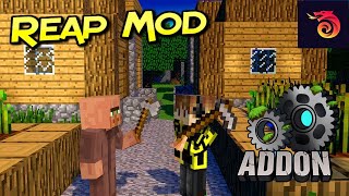 REAP MOD ¦ ADDON PARA MINECRAFT PE ¦ CULTIVOS AUTOMÁTICOS ADDON [upl. by Neehar]