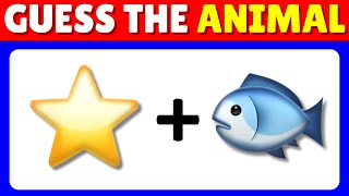 Can You Guess The ANIMAL By Emoji  Emoji Quiz [upl. by Nhtanhoj148]