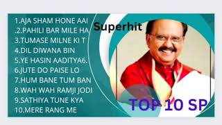 TOP 10 BEST HINDI SONG OF SP BALASUBRAHMANYAM [upl. by Cornew800]