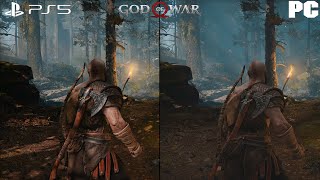 God Of War PS5 VS PC 4K Ultra Settings Comparison  RTX 3090  Ryzen 9 5950X [upl. by Dammahom]