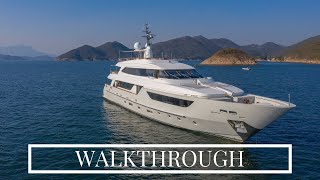 MY PHOENIX 3775M123’10” Sanlorenzo Yacht by Paszkowski for sale Hong Kong –Superyacht Walkthrough [upl. by Reinar]