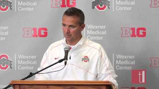 Urban Meyer talks about his love for player John Simon [upl. by Zosi]