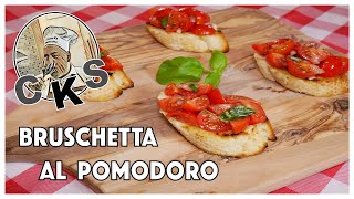 How to Make Italian BRUSCHETTA with TOMATO  Easy Appetizer [upl. by Athene156]