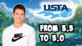 How To Improve Your USTA Tennis Rating Ft Dennis Nguyen Selftaught 50 [upl. by Reamy]