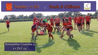 Fawley 1st XV v Hook amp Odiham 21924 Full Match [upl. by Gnat]