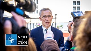 NATO Secretary General doorstep statement at the B9 Summit 11 JUN 2024 [upl. by Palladin]