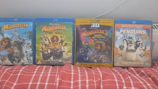 Madagascar 4Movie Collection Bluray and Bluray 3D Unboxing [upl. by Ahsinroc]